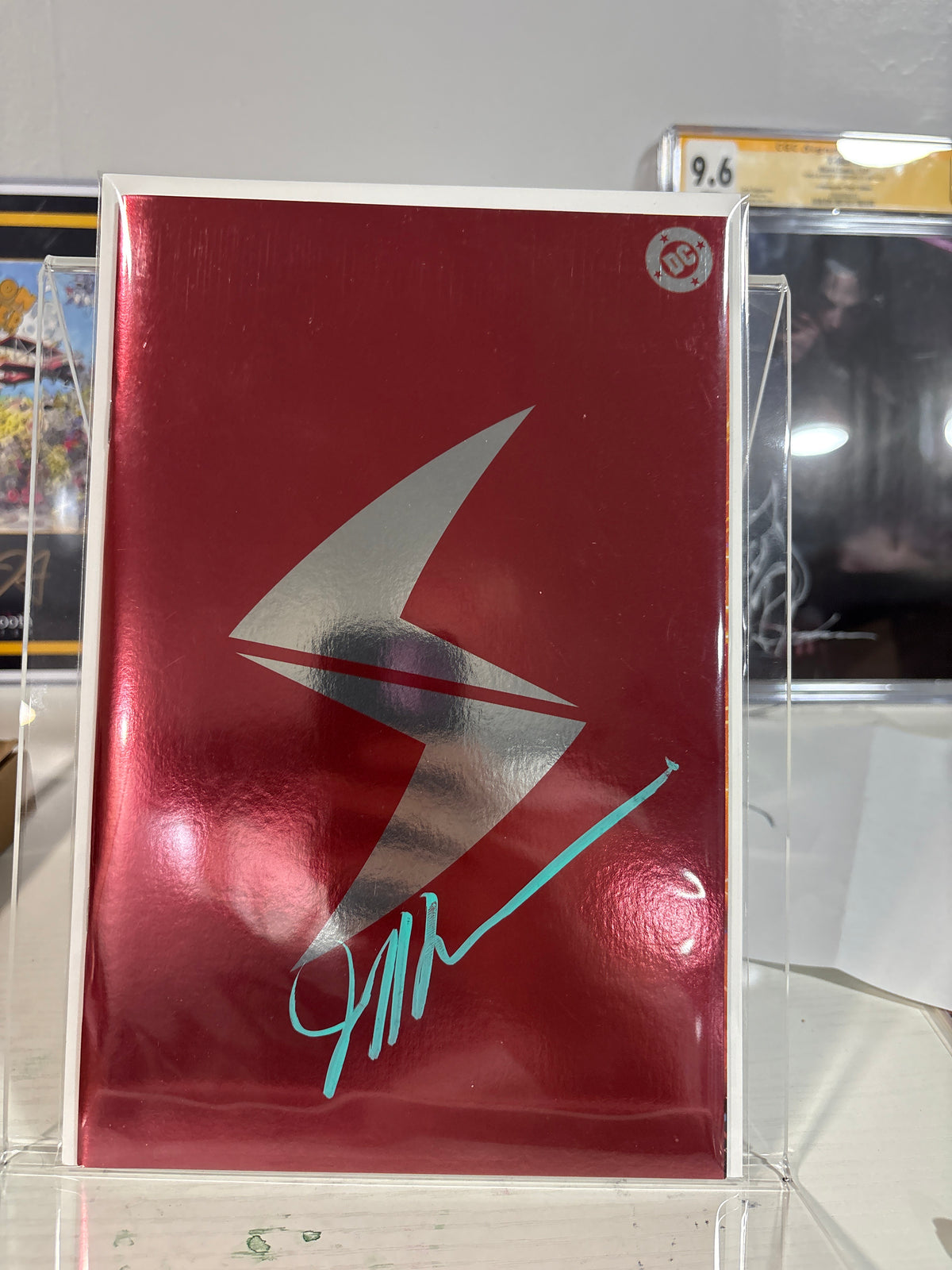 Absolute Flash #1 1st Print Logo Foil Signed Jeff Lemire + COA