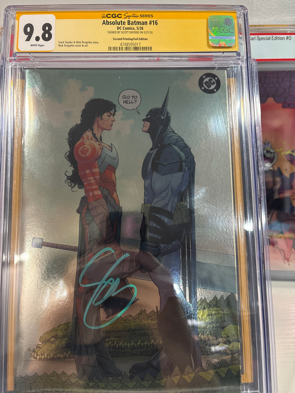 Absolute Batman #16 Foil CGC 9.8 Signed Scott Snyder