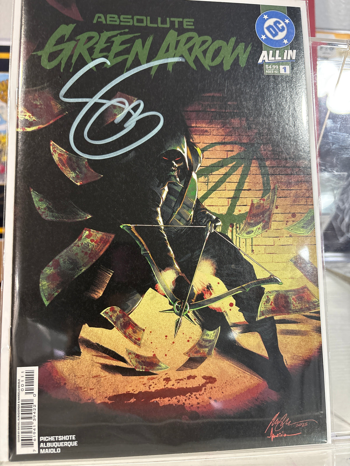 Absolute Green Arrow #1 1st Print Rafael Albuquerque Cover – Signed Scott Snyder