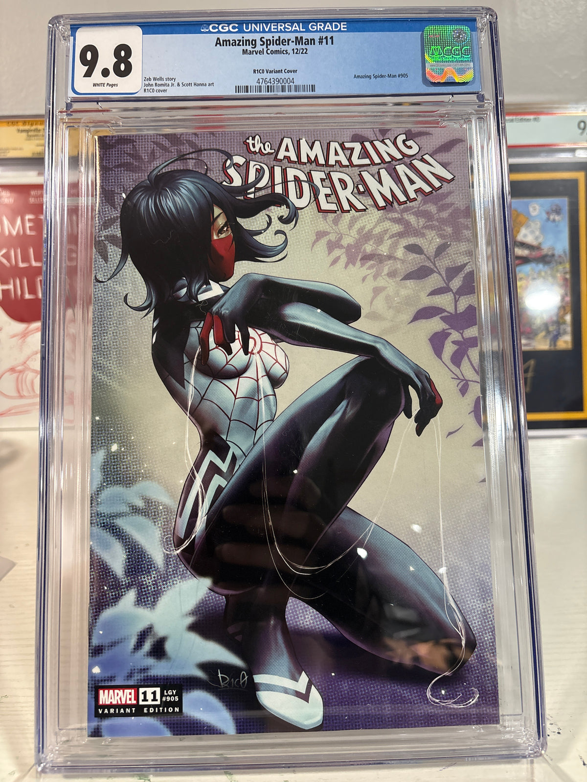 Amazing Spider-Man #11 Silk R1C0 Variant CGC 9.8 – Marvel 2022