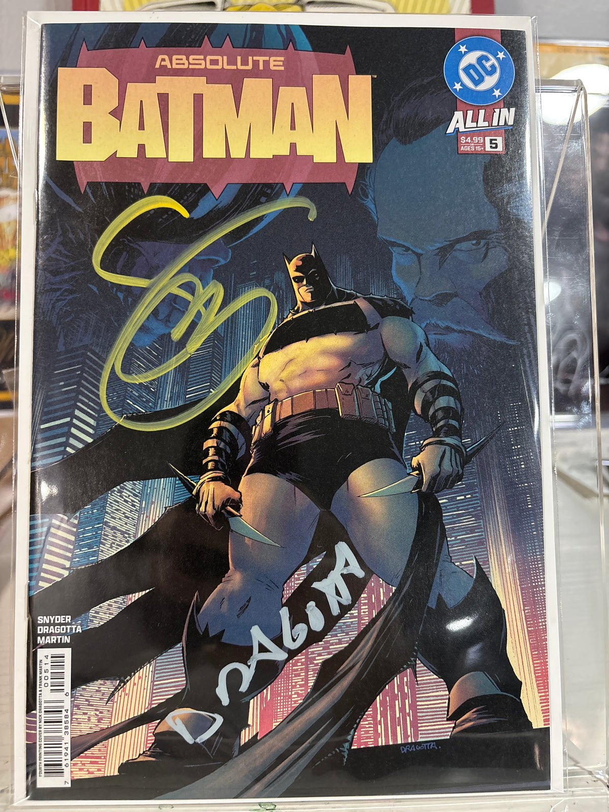 Absolute Batman #5 Signed Scott Snyder & Nick Dragotta