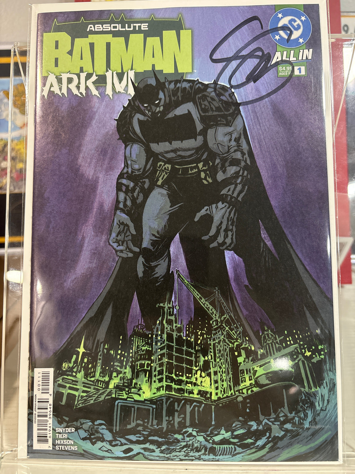 Absolute Batman: Ark-M #1 1st Print Joshua Hixson Cover – Signed Scott Snyder