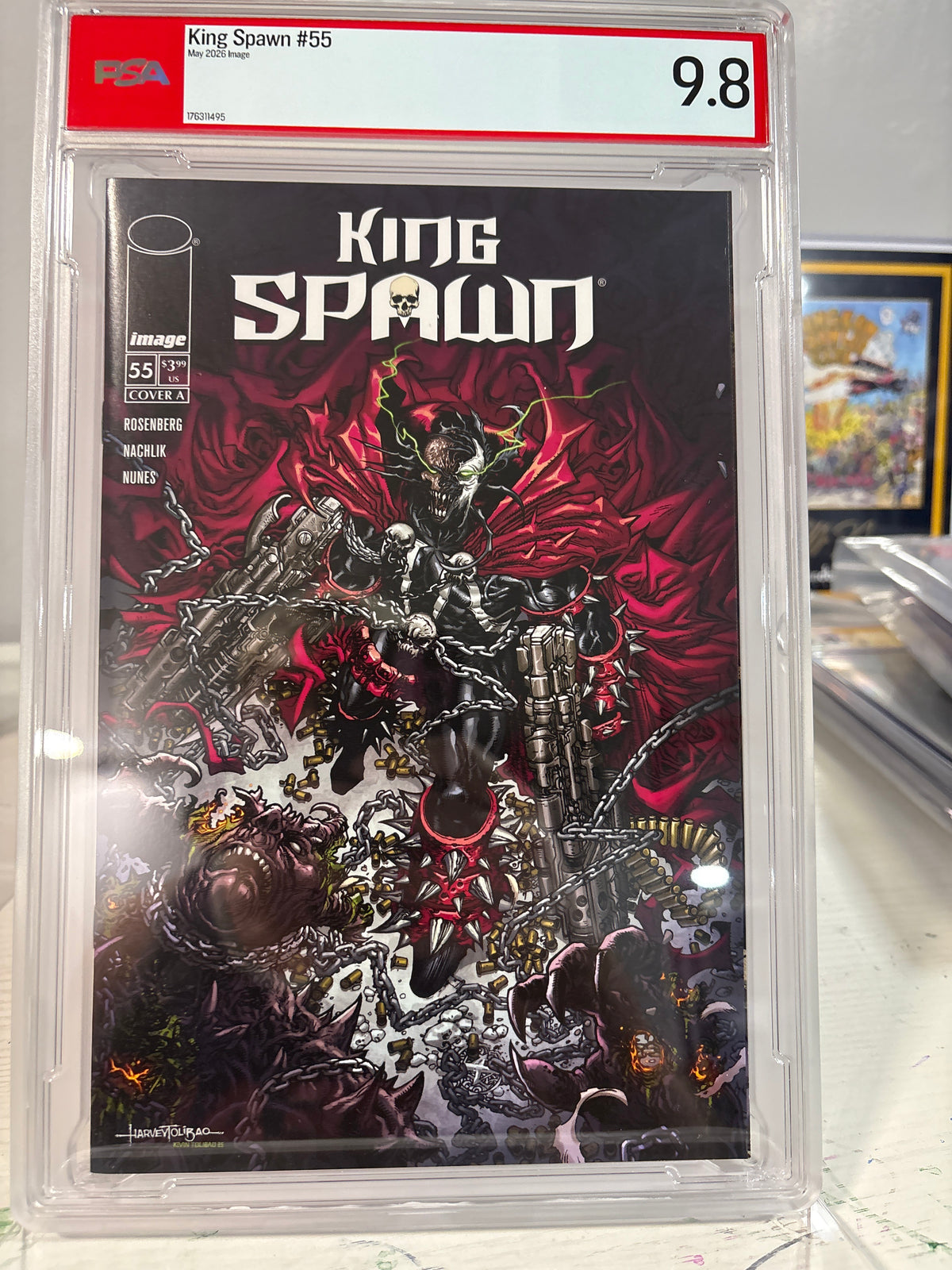 King Spawn #55 Cover A Harvey Tolibao PSA 9.8 – Image Comics 2026