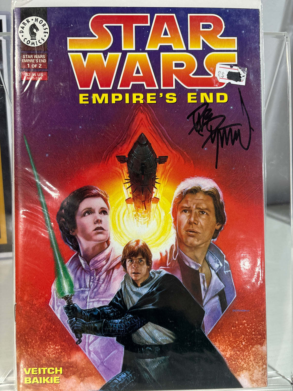 Star Wars: Empire’s End #1 Signed Dave Dorman – Dark Horse 1995 Dark Empire Finale