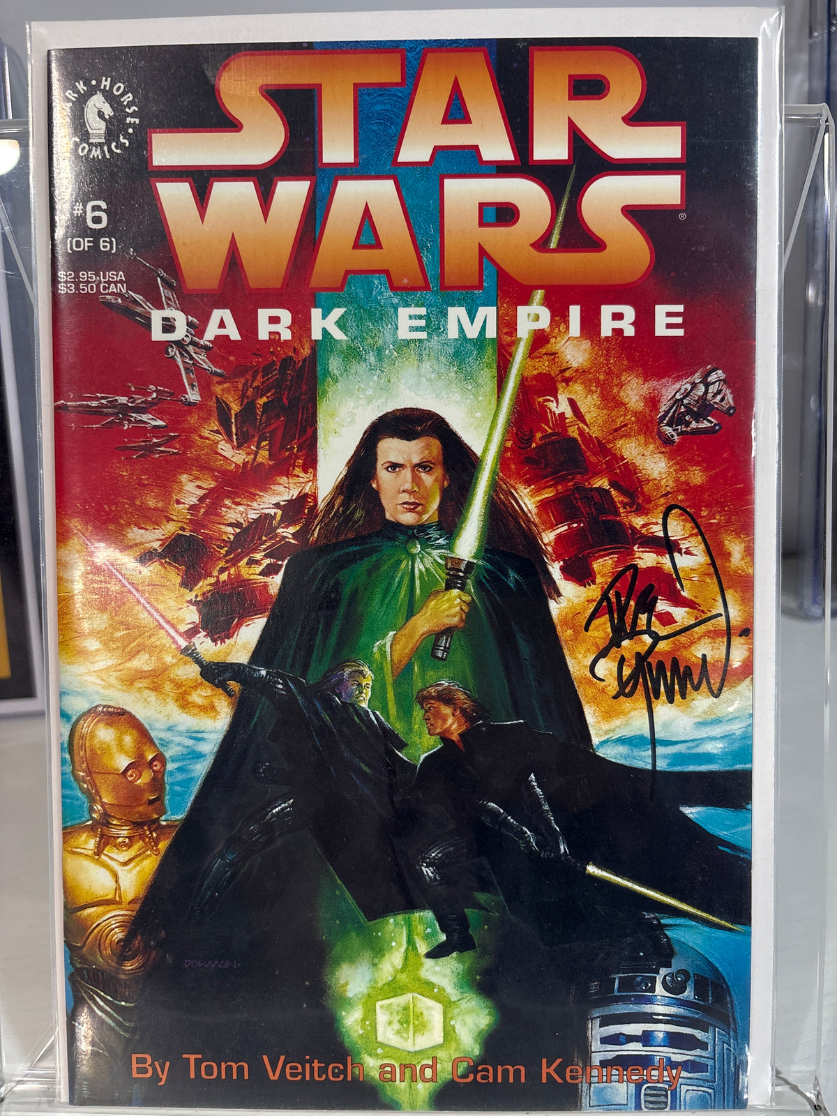 Star Wars: Dark Empire #6 Signed Dave Dorman – Dark Horse 1992 First Print