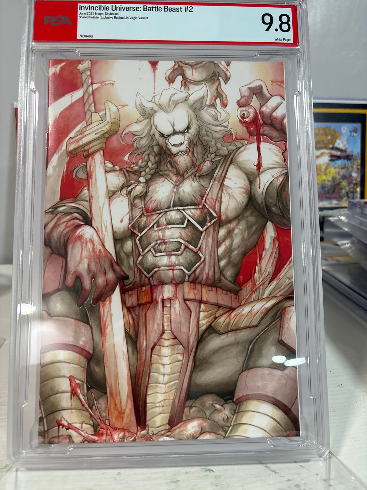 Invincible Universe: Battle Beast #2 Rachta Lin Virgin Variant PSA 9.8 – LTD 1000
