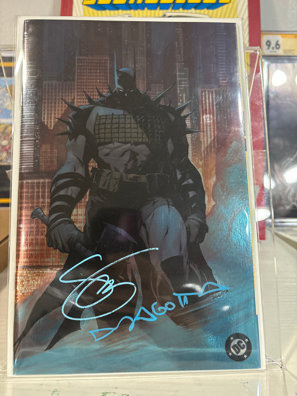 Absolute Batman #1 3rd Print Nick Dragotta Foil Variant – Double Signed Scott Snyder & Nick Dragotta – COA