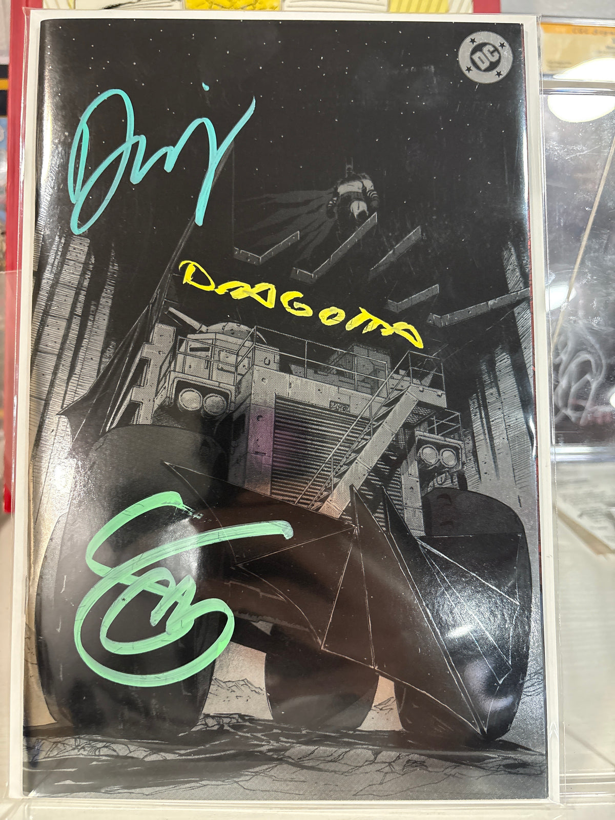 Absolute Batman Annual #1 Nick Dragotta Foil – Triple Signed Snyder / DWJ / Dragotta – COA