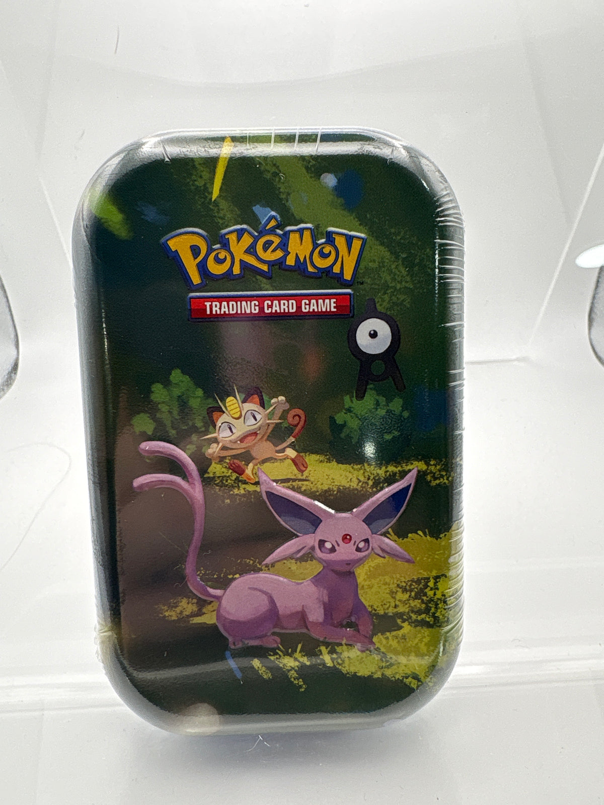 Pokémon TCG Espeon & Meowth Mini Tin – Factory Sealed – Collectible Pokémon Tin