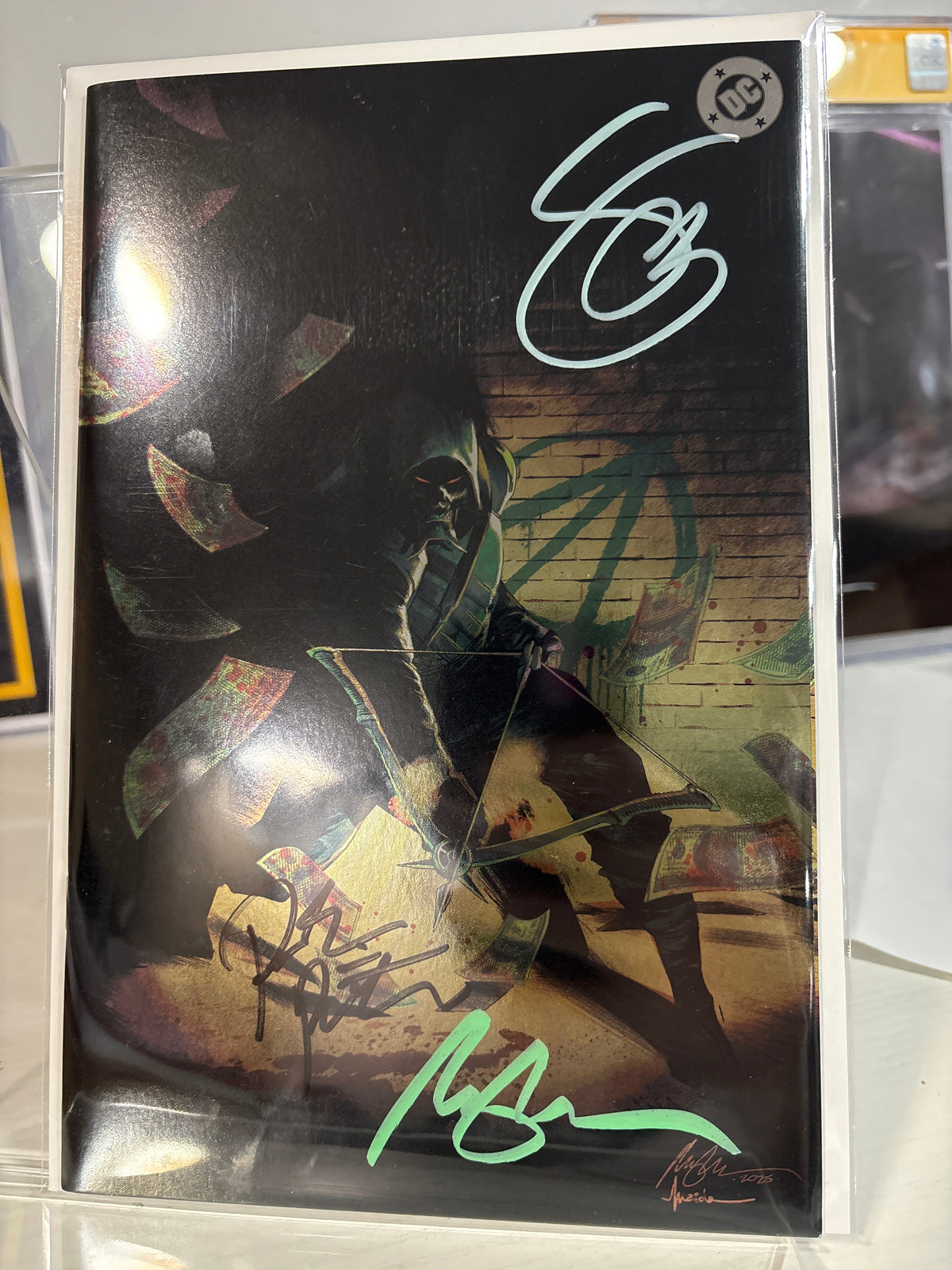 Absolute Green Arrow #1 1st Print Triple Signed Snyder Pichetshote Albuquerque + COA