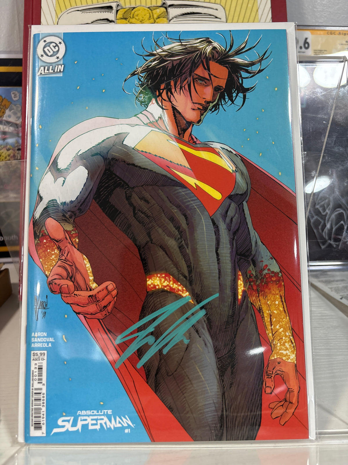 Absolute Superman #1 – Dan Mora Variant – Signed by Jason Aaron