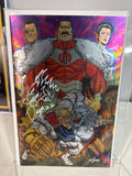Invincible Universe: Battle Beast #12 Deegan Puchkors DragonCon Foil Virgin Signed & Remarked #111/150