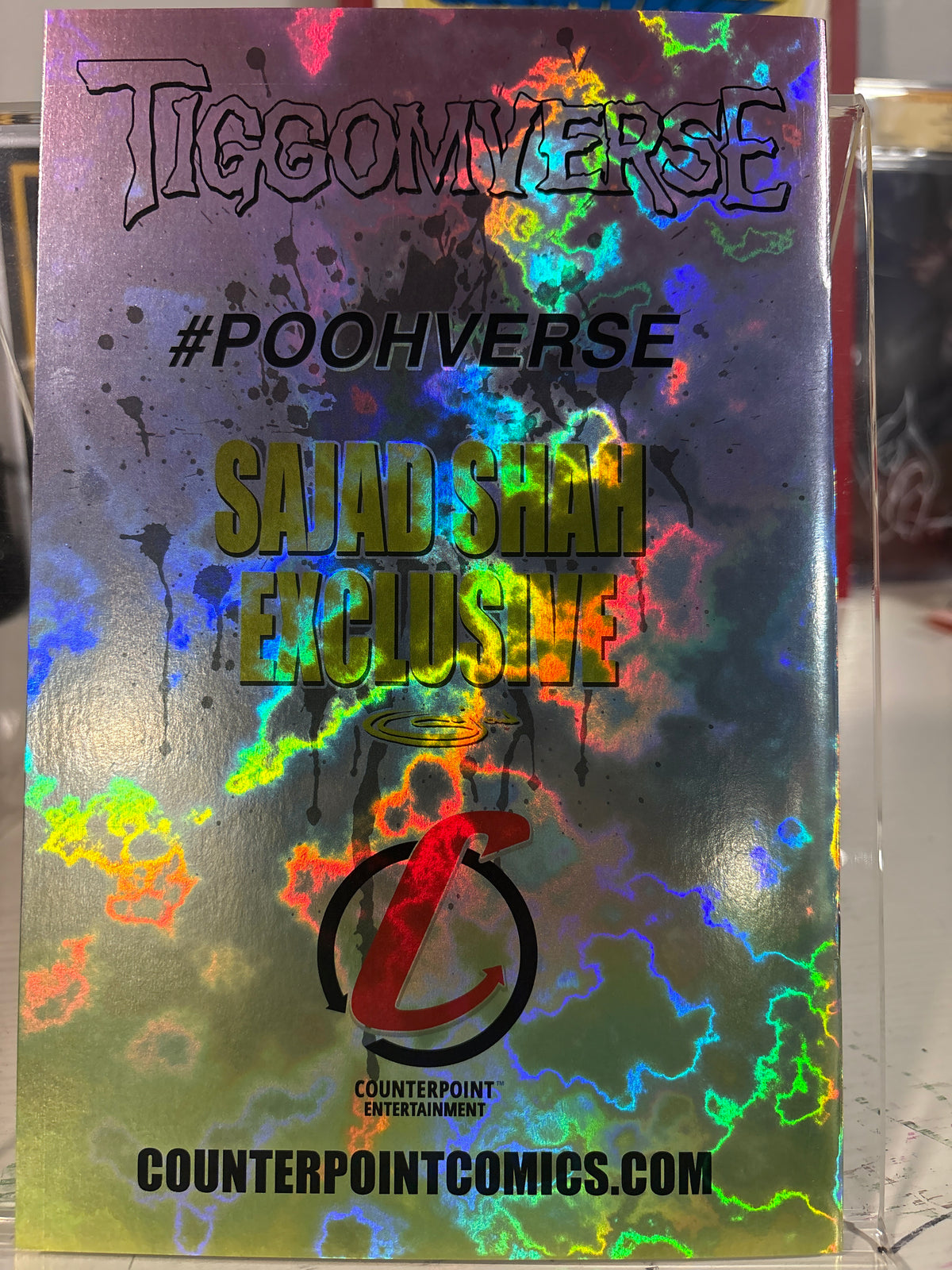 Tiggomverse #Poohverse Magma Foil 1/10 #1 Signed Sajad Shah & Marat Mychaels + COA