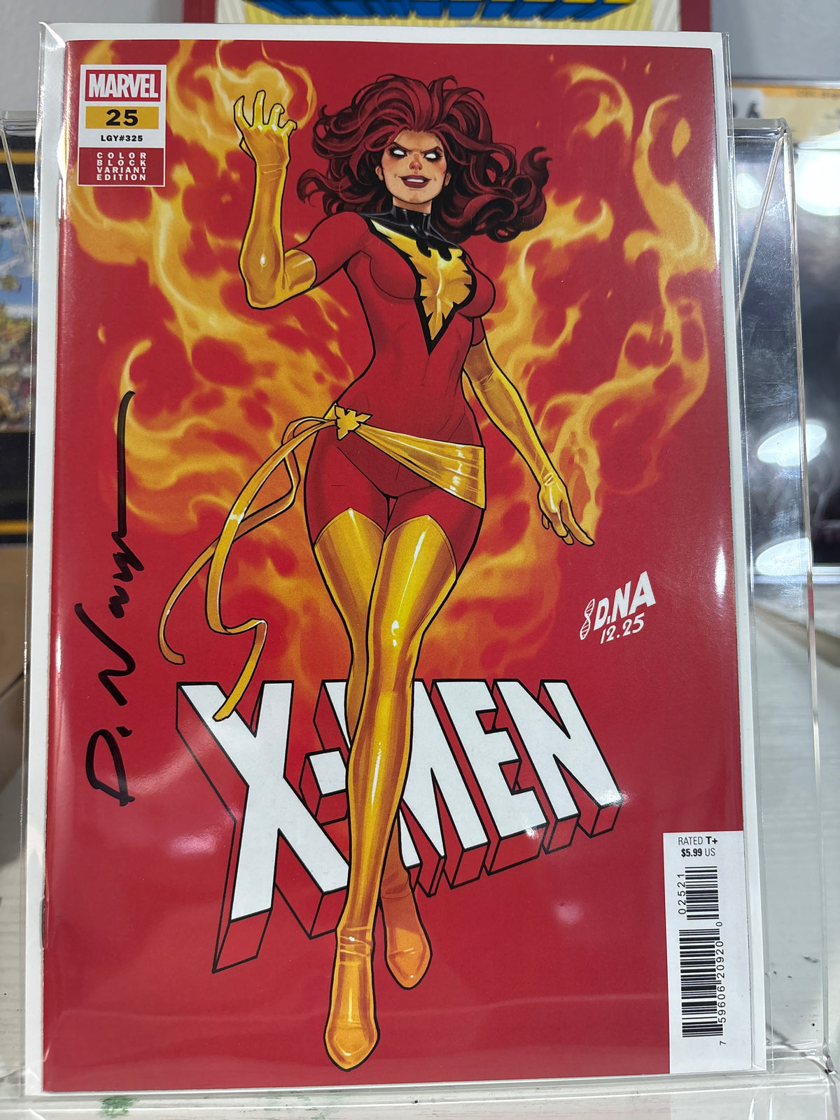 X-Men #25 David Nakayama Color Block Red Variant – Signed by David Nakayama