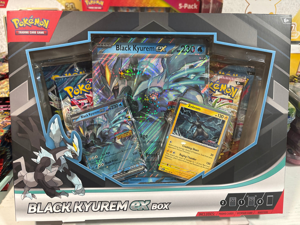 Pokémon TCG Black Kyurem ex Box – Factory Sealed Collection – 4 Booste ...