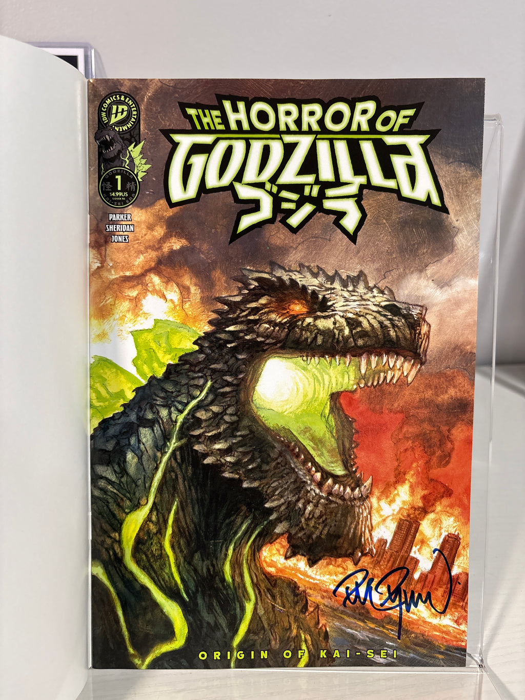 The Horror of Godzilla #1 Blank Sketch Variant Signed Dave Dorman – IDW 2026