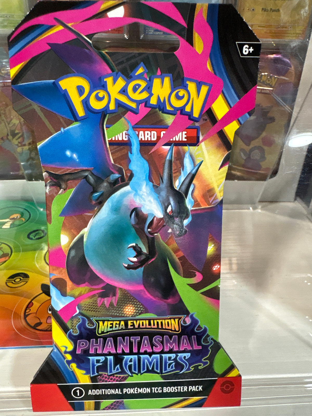 Pokémon TCG Phantasmal Flames Sleeved Booster Pack – Mega Evolution – Sealed