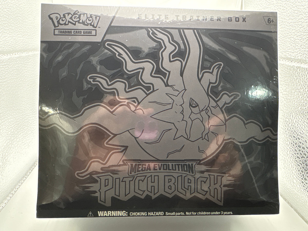 Pokémon TCG Mega Evolution Pitch Black Elite Trainer Box – Mega Gengar – Factory Sealed