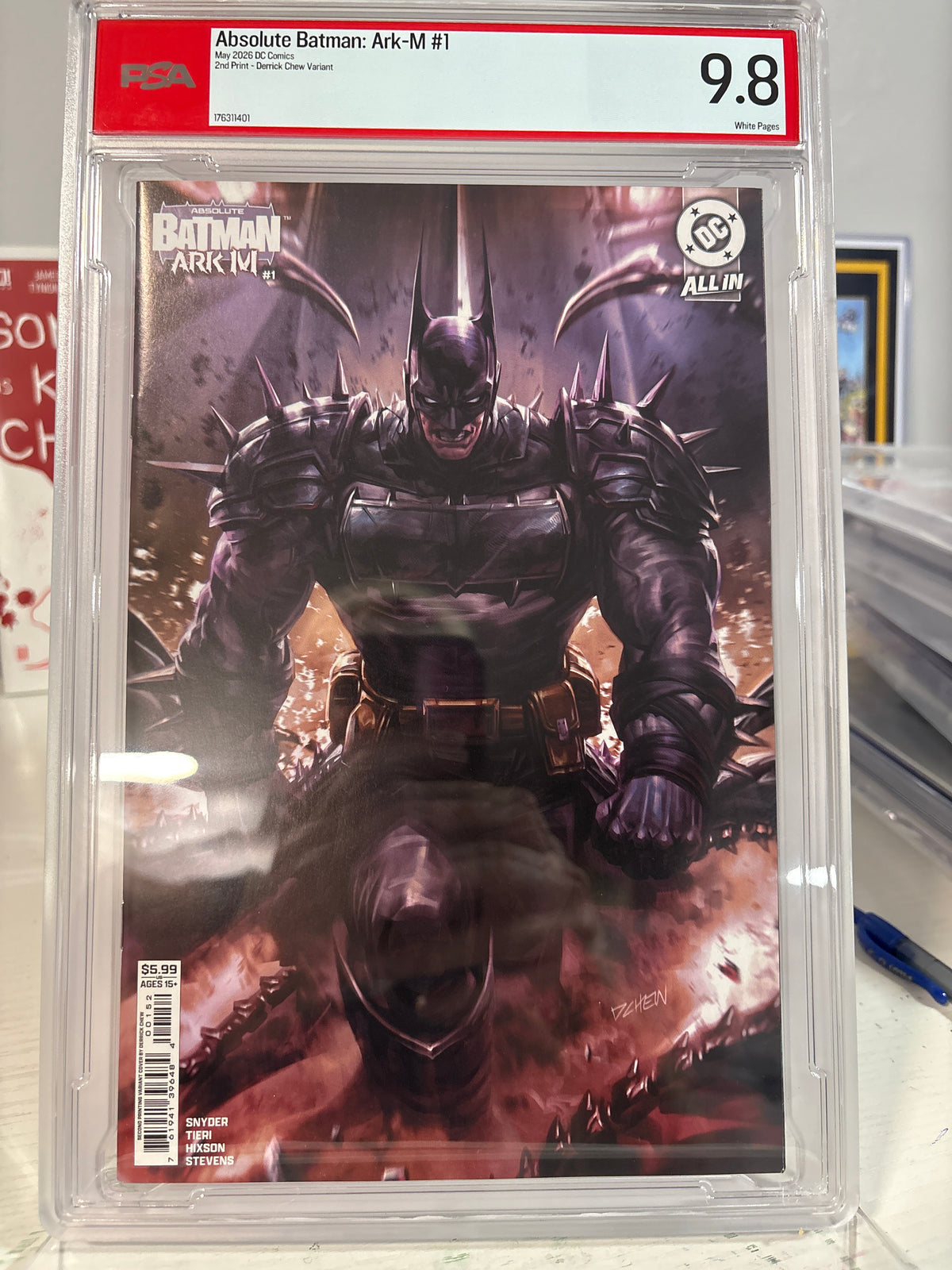 Absolute Batman: Ark-M #1 2nd Print Derrick Chew Variant PSA 9.8 – DC 2026