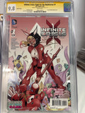 Infinite Crisis #1 1:25 Dodson Variant CGC 9.8 SS Double Signed Terry & Rachel Dodson