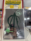 Absolute Green Arrow #1 Silver Logo Foil – Triple Signed Snyder Pichetshote Albuquerque – COA