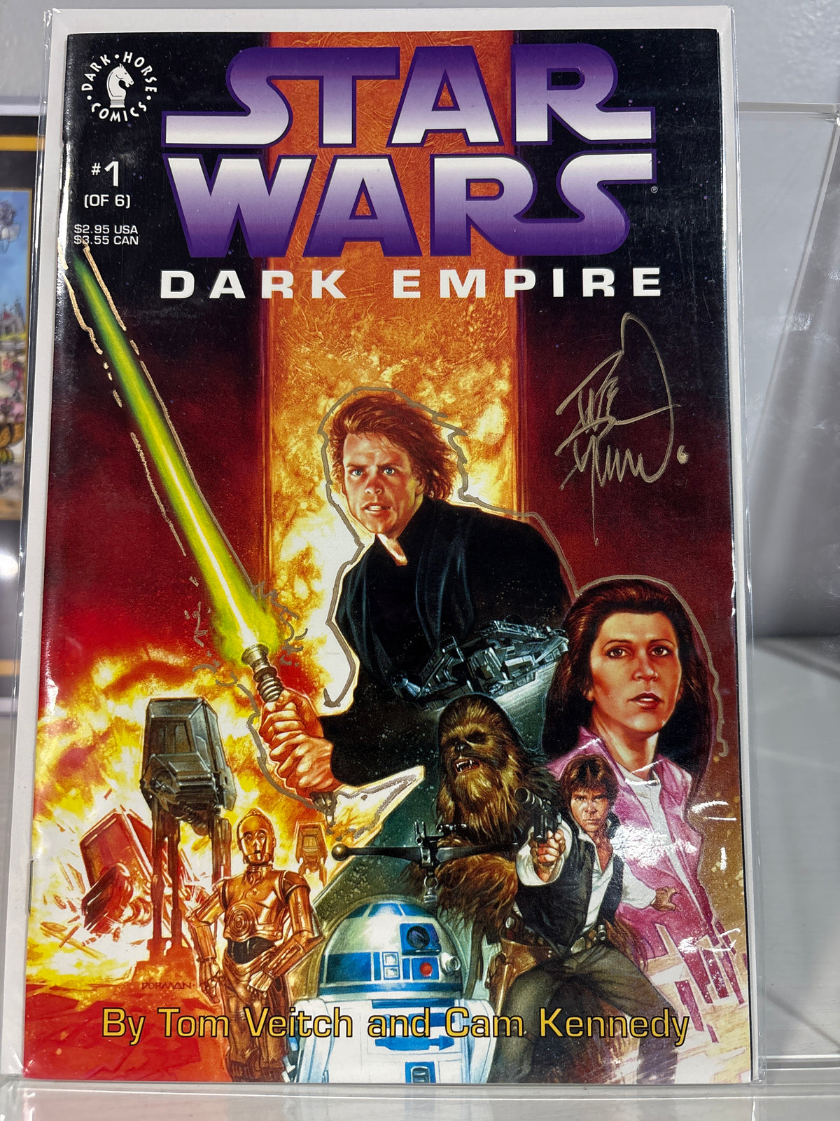 Star Wars: Dark Empire #1 First Print Signed Dave Dorman – Dark Horse 1991