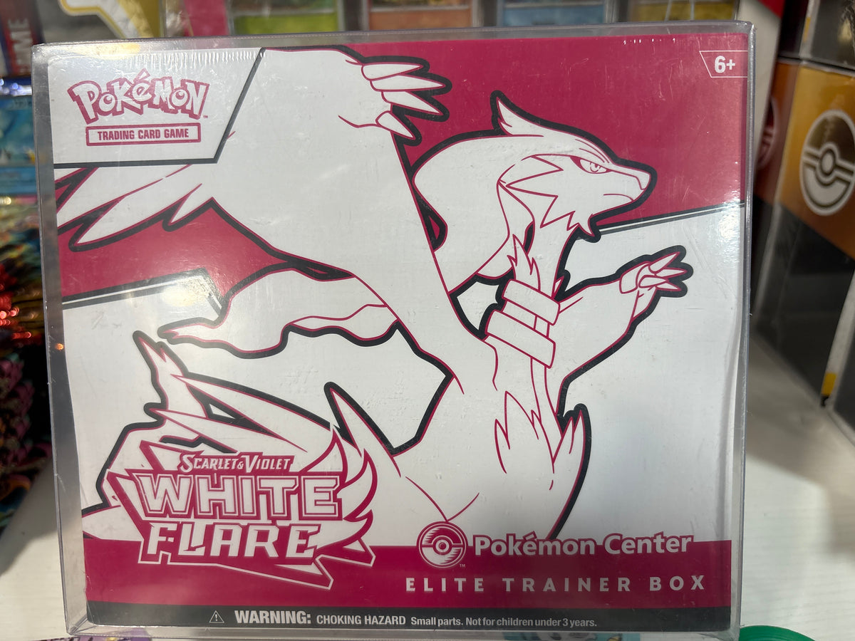 Pokémon White Flare Pokémon Center Exclusive Elite Trainer Box – Factory Sealed