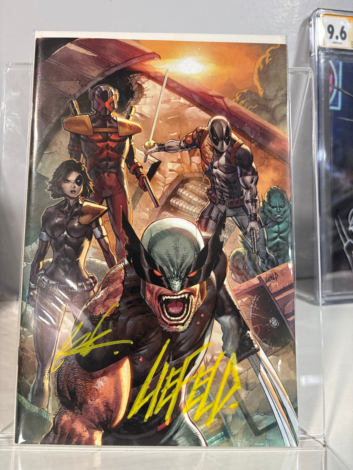 X-Men #1 Rob Liefeld Creations Virgin Variant Double Signed by Rob Liefeld