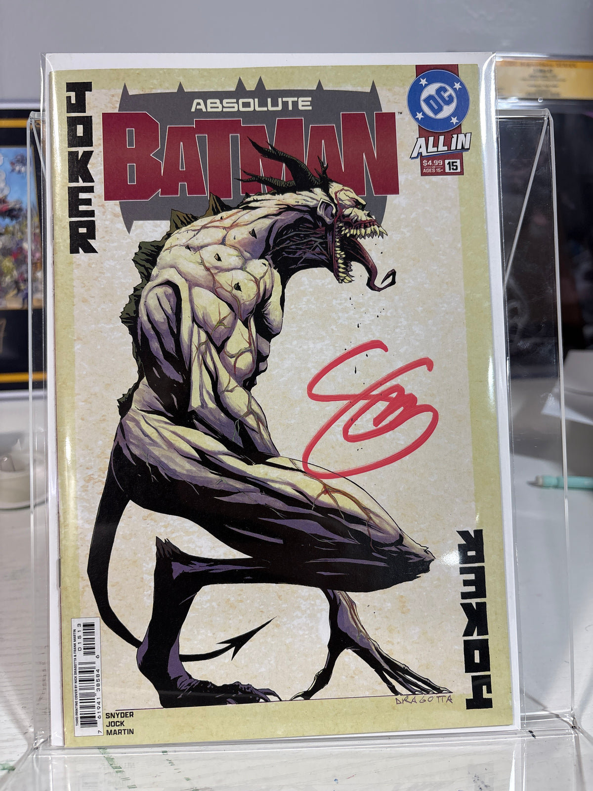 Absolute Batman #15 Nick Dragotta Variant Signed Dragotta + COA