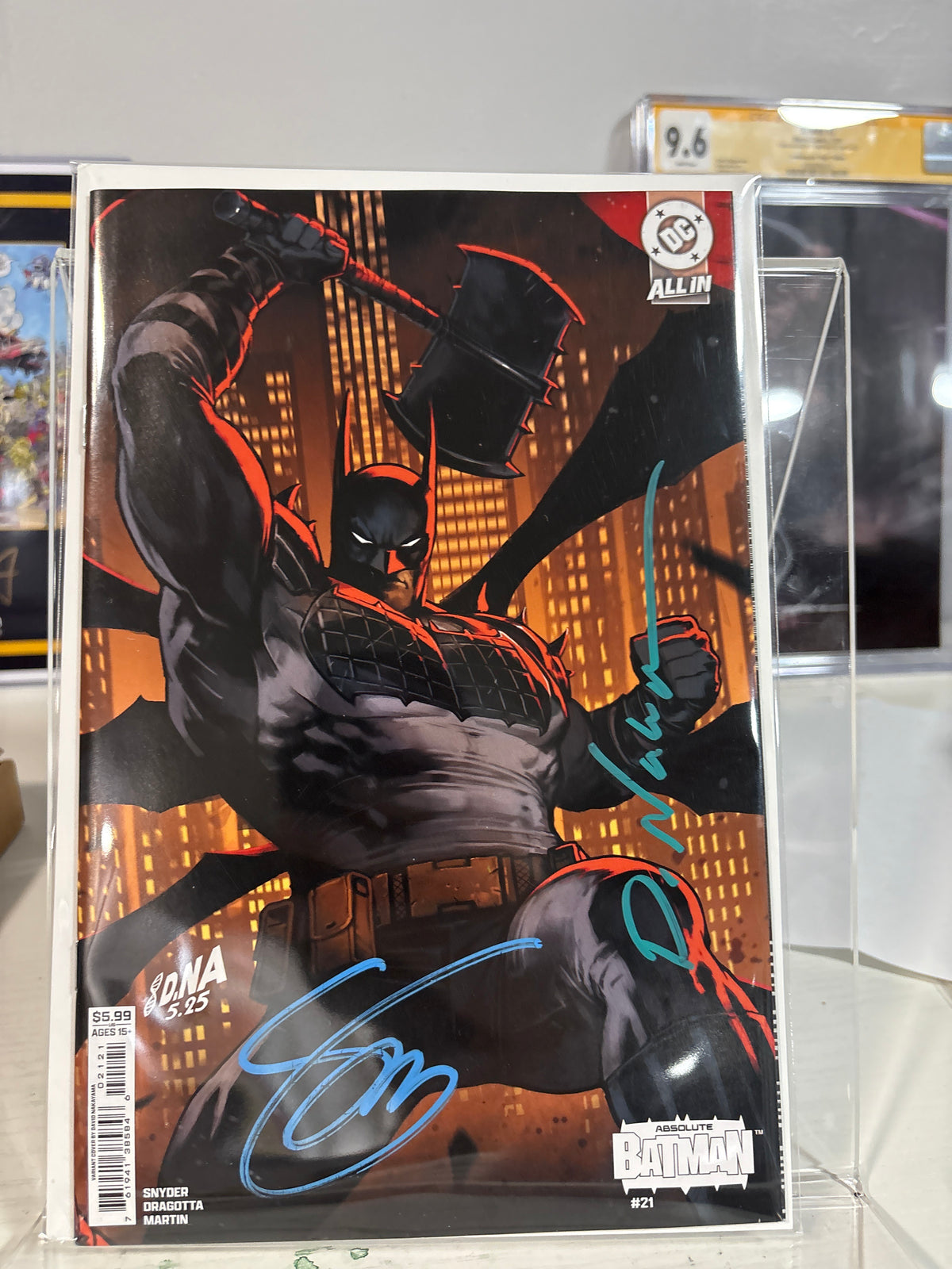 Absolute Batman #21 1st Print Nakayama Variant Signed Snyder & Dragotta + COA