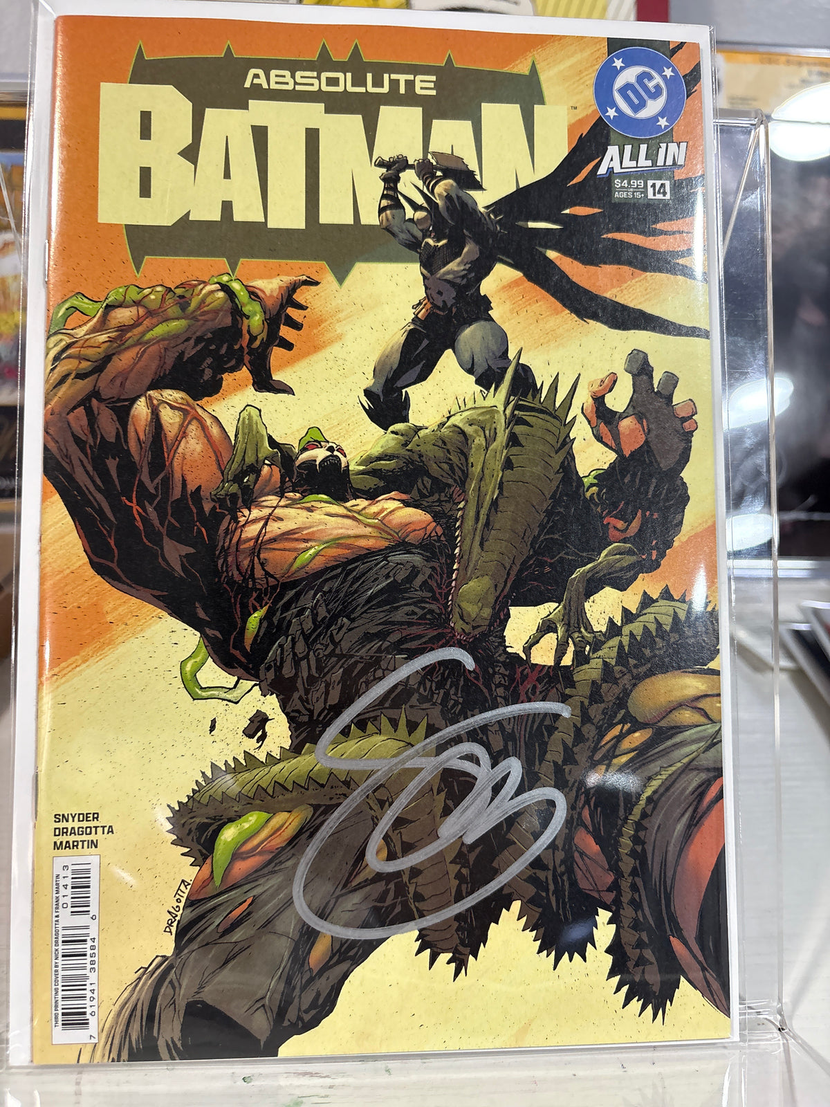 Absolute Batman #14 3rd Print Nick Dragotta Cover – Signed by Scott Snyder