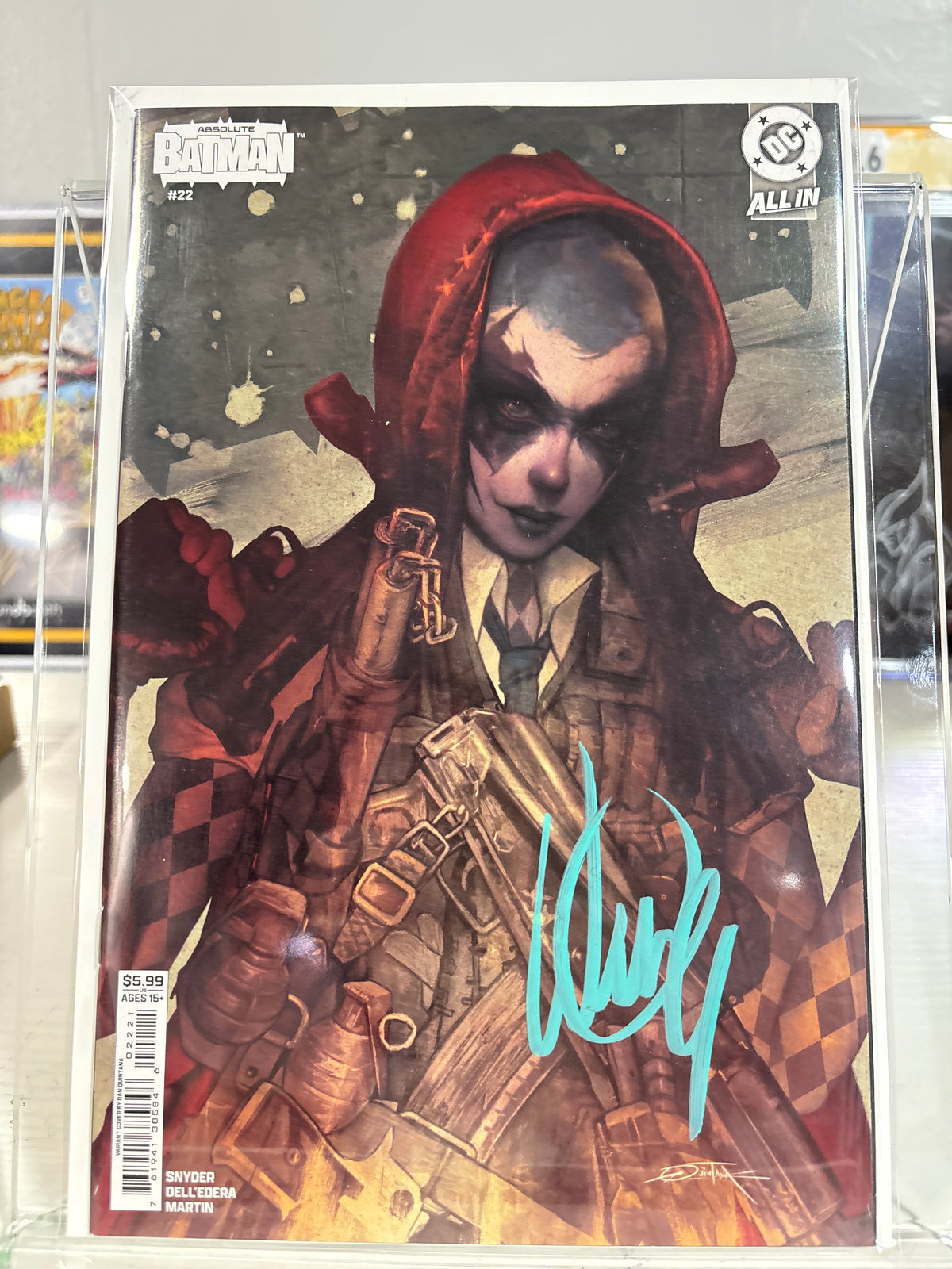 Absolute Batman #22 1:25 Werther Dell’Edera Variant Signed + COA