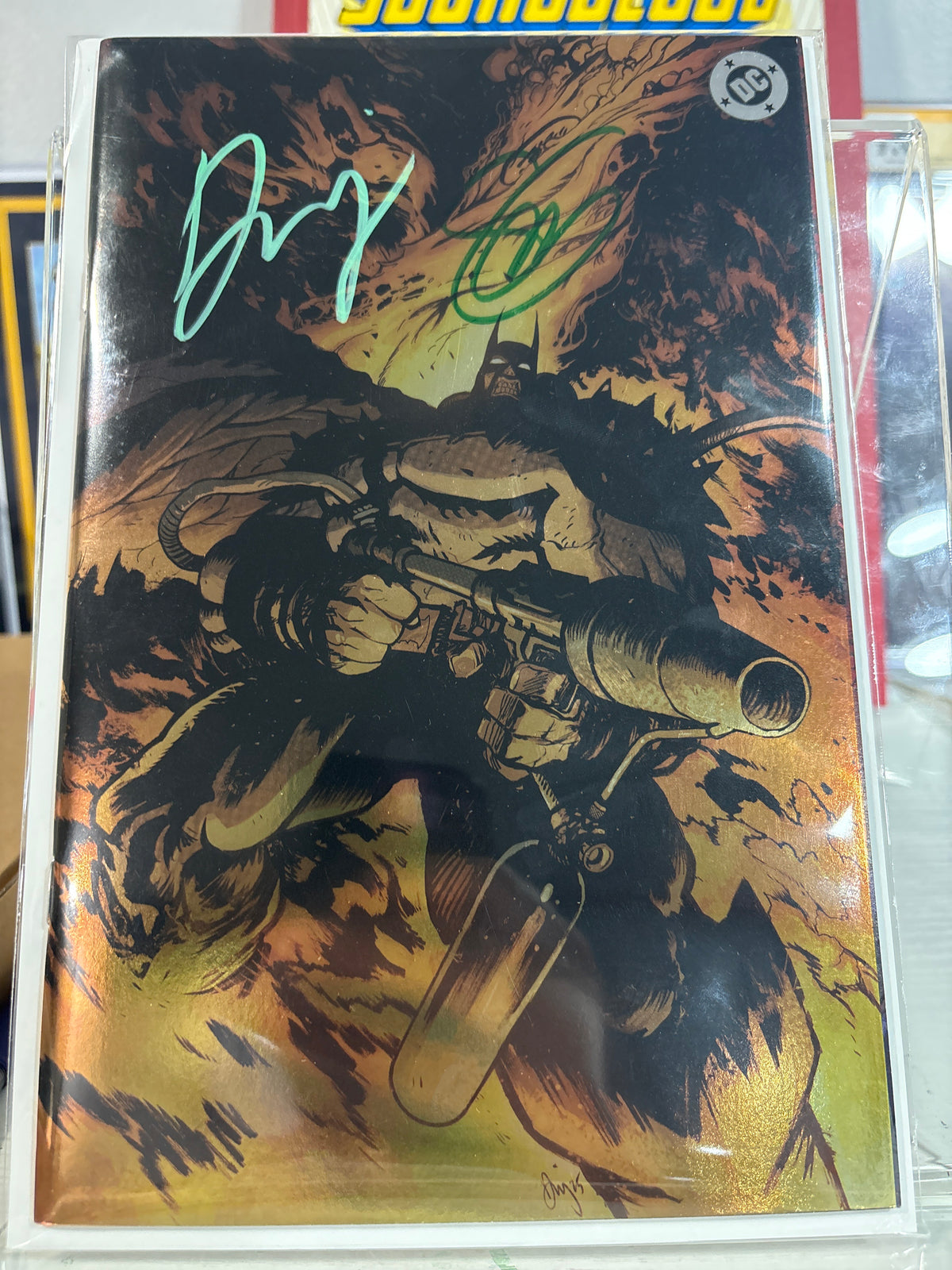 Absolute Batman Annual #1 2nd Print DWJ Foil – Signed Snyder & Daniel Warren Johnson – COA