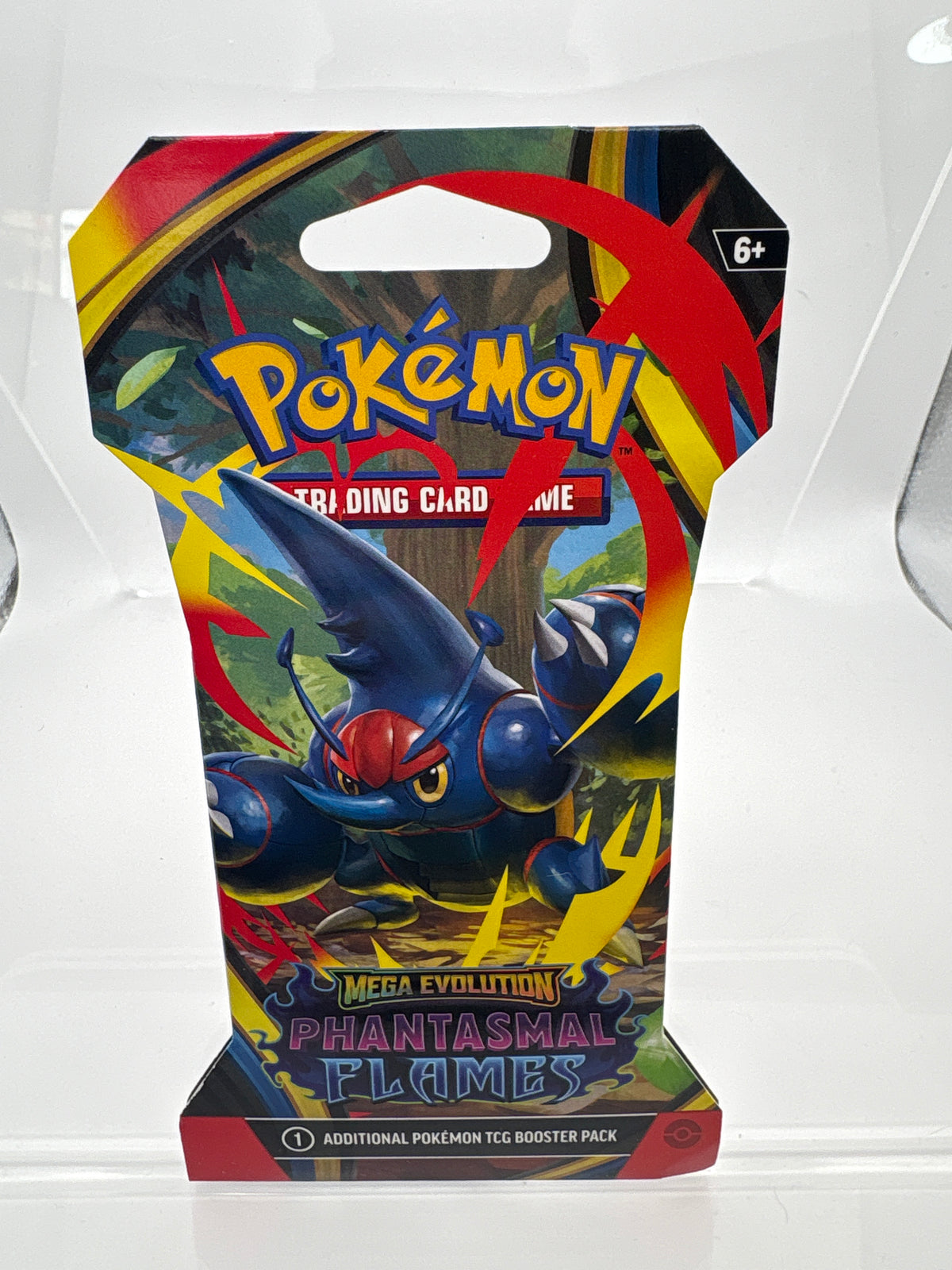 Pokémon TCG Mega Evolution Phantasmal Flames Sleeved Booster Pack – Factory Sealed – English