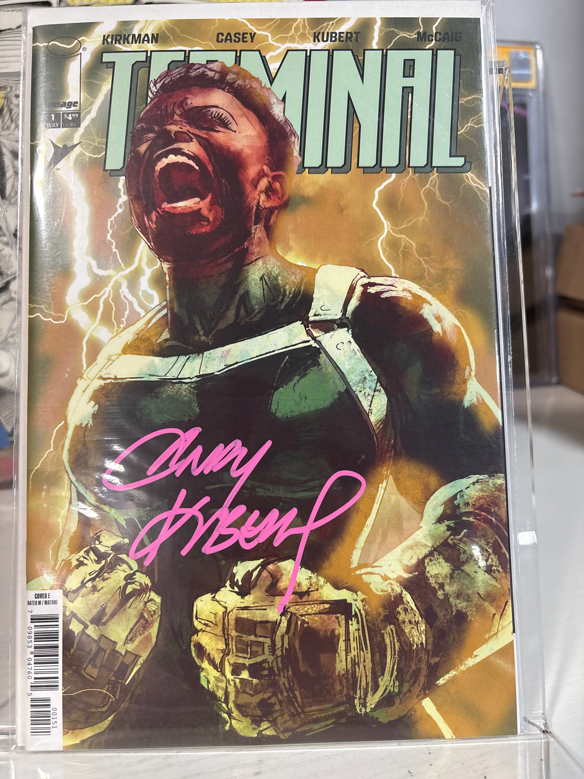 Terminal #1 Cover E 1st Print Signed Andy Kubert + COA Image Skybound 2026