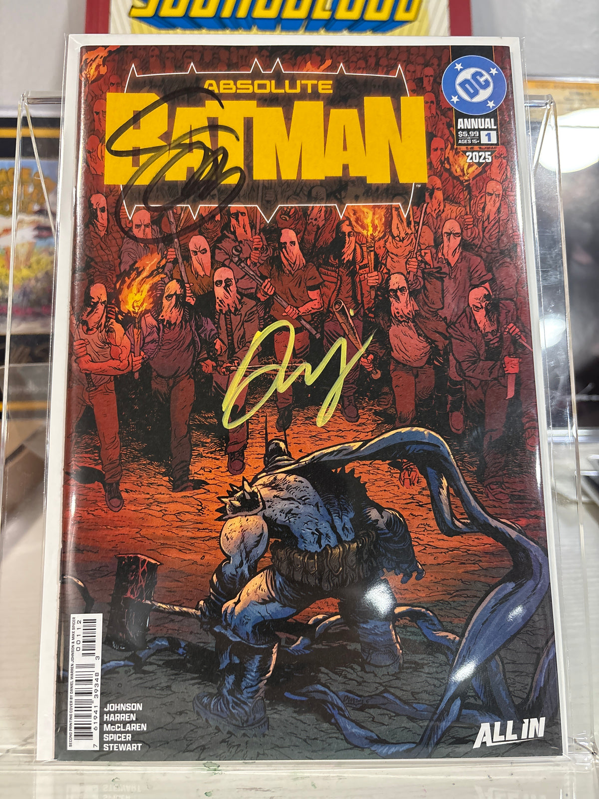 Absolute Batman 2025 Annual #1  – Signed Snyder & Daniel Warren Johnson